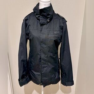 Oakley Women’s Black Ski Snowboarding Winter Regular Fit Insulated Jacket Sz S